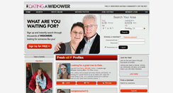 Desktop Screenshot of datingawidower.net